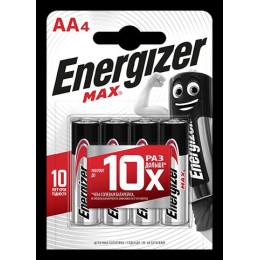 Элемент питания алкалиновый AA/LR6/316 Max BL4 (блист.4шт) Energizer E300157104
