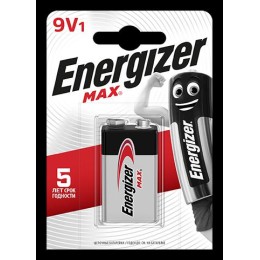 Элемент питания алкалиновый "крона" 6LR61 Max BL1 (блист.1шт) Energizer E301531801
