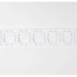 Рамка 5-м Karina Life горизонт. бел. LEZARD 708-0200-150