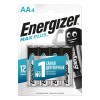 Элемент питания алкалиновый AA/LR6/316 Max Plus BL4 (блист.4шт) Energizer E301325004