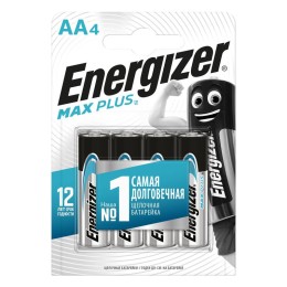 Элемент питания алкалиновый AA/LR6/316 Max Plus BL4 (блист.4шт) Energizer E301325004