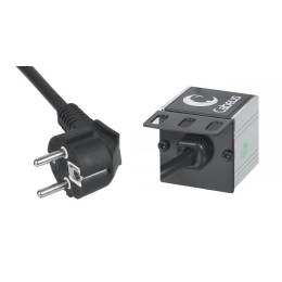 Блок розеток 9-м PDU-9P-2EU 16А горизонт. немецк. стандарт для 19дюйм шкафов без выкл. шнур 2м алюм.