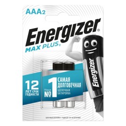 Элемент питания алкалиновый AAA/LR03/286 Max Plus BL2 (блист.2шт) Energizer E301306503