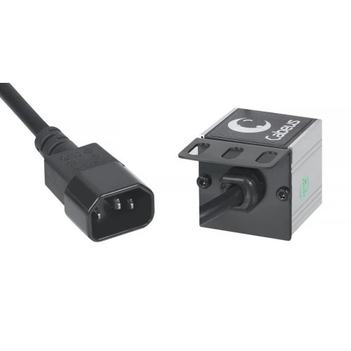 Блок розеток 9-м PDU-9P-2IEC 10А горизонт. евростандарт для 19дюйм шкафов без выкл. вилка IEC 320 C1