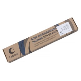 Блок розеток 9-м PDU-9P-2IEC 10А горизонт. евростандарт для 19дюйм шкафов без выкл. вилка IEC 320 C1