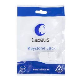 Вставка Keystone Jack RJ45 (8P8C) кат.5E KJ-RJ45-Cat.5e-180-Toolless 180град. без инструмента Toolle