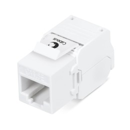 Вставка Keystone Jack RJ45 (8P8C) кат.5E KJ-RJ45-Cat.5e-180-Toolless 180град. без инструмента Toolle