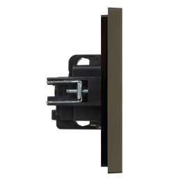 Розетка СП FORTE&PIANO FP316 16А с заземл. без защ. шторок винт. крепл. сер. IEK FP-R11-16-K03