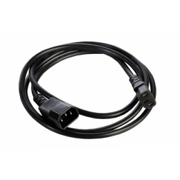 Шнур питания R-10-Cord-C13-C14-1.8 C13-С14 проводник. 3х1кв.мм 1.8м 220В 10А черн. Rem 892857