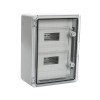 Корпус пластиковый распределительный ЩРН-24 IP65 прозр. дверь 400х300х170 Промрукав PR08.26503