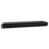 Патч-панель PPHD-19-48-8P8C-C6A-110D высокой плотн. 19дюйм 1U 48 портов RJ45 кат.6a Dual IDC Hyperli