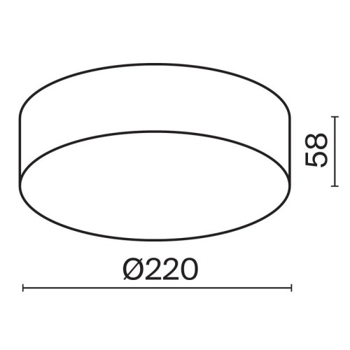 Светильник Zon IP 30Вт 3000К IP65 потолочн. Maytoni O431CL-L30W3K