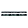 Патч-панель 19дюйм 0.5U кат.5E 24 порта RJ45 Dual IDC PPHD-19-24-8P8C-C5E-110D высок. плотности Hype