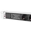 Блок распределения питания Rem-16 R-16-25S-FI-1820-3 25хSchuko 16А базов. вертикал. Schuko Rem 12544