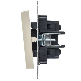 Выключатель перекрестный 2-кл. СП BRITE ВС10-2-3-БрКр 10А механизм беж. IEK BR-V23-0-10-K10