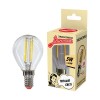 Лампа светодиодная Филамент 5Вт шар 2700К E14 450лм 160-260В 45мм ЭКОНОМКА EcoLedFL5wGL45E1427