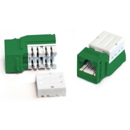 Вставка Keystone Jack RJ45 (8P8C) кат.6 KJNE-8P8C-C6-90-GN 110 IDC заделка с помощью NE-TOOL зел. Hy