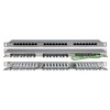 Патч-панель 19дюйм 0.5U кат.5E 24 порта RJ45 Dual IDC PPHD-19-24-8P8C-C5E-SH-110D высок. плотности H