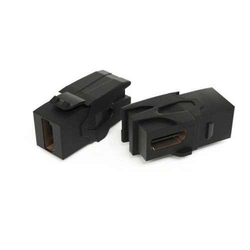 Вставка KJ1-HDMI-AV18-BK формата Keystone Jack с прох. адапт. HDMI (Type A) 90 градусов ROHS черн. H