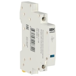 Лампа индикаторная одинарная LED 110-230В AC голуб. ARMAT IEK AR-LED-1-1-B