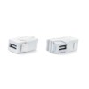 Вставка KJ1-USB-VA3-WH формата Keystone Jack с прох. адапт. USB 3.0 (Type A) 90 градусов ROHS бел. H
