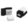 Вставка Keystone Jack RJ45 (8P8C) кат.6 KJNE-8P8C-C6-90-BK 110 IDC заделка с помощью NE-TOOL черн. H