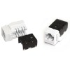 Вставка Keystone Jack RJ45 (8P8C) кат.6A KJNE-8P8C-C6a-90-WH 110 IDC заделка с помощью NE-TOOL бел.