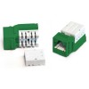 Вставка Keystone Jack RJ45 (8P8C) кат.5E 110 IDC KJNE-8P8C-C5e-90-GN заделка с помощью NE-TOOL зел.