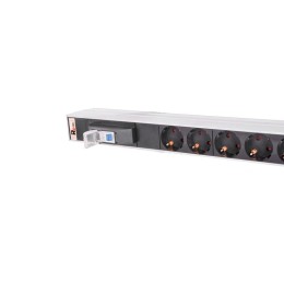 Блок распределения питания R-16-15S-10C19-A-1820-K 15хSchuko 10хC19 16А базов. горизонт. Rem 1362009