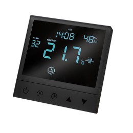 Термостат электронный 16А для теплого пола с датчиком +5-+40град.C в сборе графит UNIVersal A0065-Gr