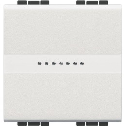 Переключатель промежуточный 1-кл. 2мод. СП LivingLight 16А IP20 Axial авт. клеммы бел. Leg BTC N4054