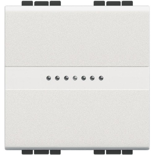 Переключатель промежуточный 1-кл. 2мод. СП LivingLight 16А IP20 Axial авт. клеммы бел. Leg BTC N4054