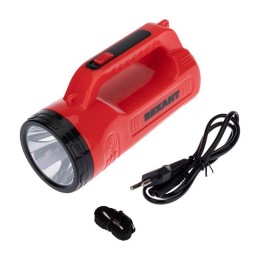 Прожектор поисковый с головным и боковым светом с солнечной батареей индикатор зарядки выносное заря