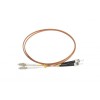 Патч-корд FC-D2-50-LC/PR-ST/PR-H-1M-LSZH-OR волоконно-оптический (шнур) MM50/125 ST-LC duplex LSZH 1