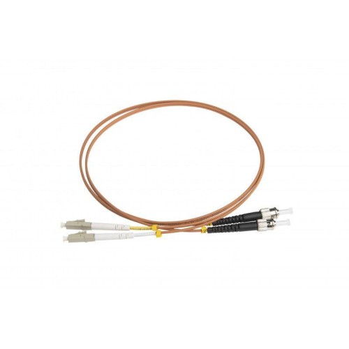 Патч-корд FC-D2-50-LC/PR-ST/PR-H-1M-LSZH-OR волоконно-оптический (шнур) MM50/125 ST-LC duplex LSZH 1