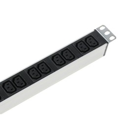 Блок распределения питания R-16-10S-10C13-FI-1420-3 10хSchuko 10хC13 16А базов. вертикал. Rem 136200