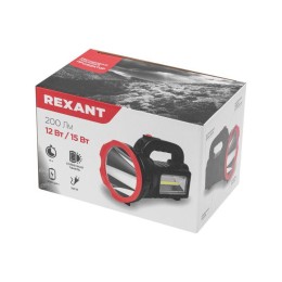 Прожектор поисковый с головным и боковым светом со встроенным аккумулятором и встроенным зарядным ус