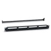 Патч-панель 19дюйм 1U кат.5E 24 порта RJ45 Dual IDC WR-PL-24-C5E-D с задним кабельным организатором