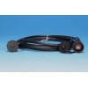 Патч-корд промышленный кат.5E U/UTP PC-IE-LPM-UTP-RJ45-RJ45-C5e-10M-BK IP67 с защ. крышками 10м черн