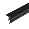 Профиль STRETCH-SHADOW-CEIL-2000 BLACK (A2-CONTOUR-PRO) 2м алюм. Arlight 040703