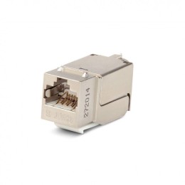 Вставка Keystone Jack RJ45 (8P8C) кат.6 KJNE-8P8C-C6-90-SH-F-WH 110 IDC заделка с помощью NE-TOOL бе