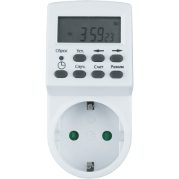 Таймер 61 555 NTR-E-S01-WH розет. электрон. Navigator 61555