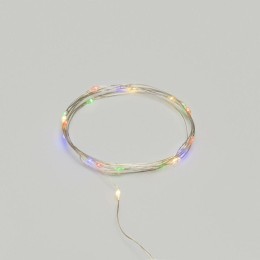 Гирлянда светодиодная "Роса" 2м 20LED мультиколор 0.1Вт IP20 тонкий батарейный блок элементы питания