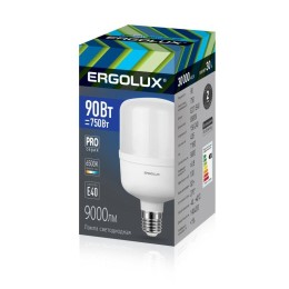 Лампа светодиодная LED-HW-90W-E40-6K PRO 90Вт 6500К холод. бел. E40 150-270В Ergolux 14332