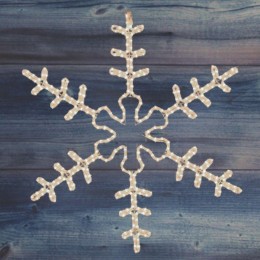 Фигура светодиодная "Большая снежинка" 95х95см 324LED тепл. бел. 40Вт 220-240В IP65 Neon-Night 501-3