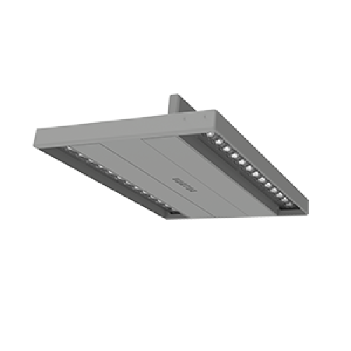 Светильник светодиодный TT-Crisp Double 295х200х90 35Вт 4000К RAL7045 сер. муар диммер DALI VARTON V