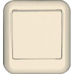 Выключатель 1-кл. ОП Прима 6А IP20 с монтаж. пластиной сл. кость (опт. упак.) SchE A16-051M-S