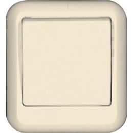 Выключатель 1-кл. ОП Прима 6А IP20 с монтаж. пластиной сл. кость (опт. упак.) SchE A16-051M-S