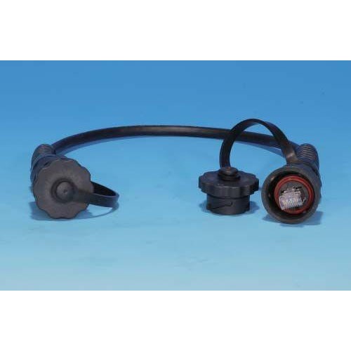 Патч-корд промышленный PC-IE-LPM-STP-RJ45-RJ45-C6-3M-BK F/UTP экран. IP67 кат.6 с защ. крышками 3м ч