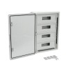 Корпус пластиковый распределительный ЩРН-60 IP65 сер. дверь 600х400х200 Промрукав PR08.26501